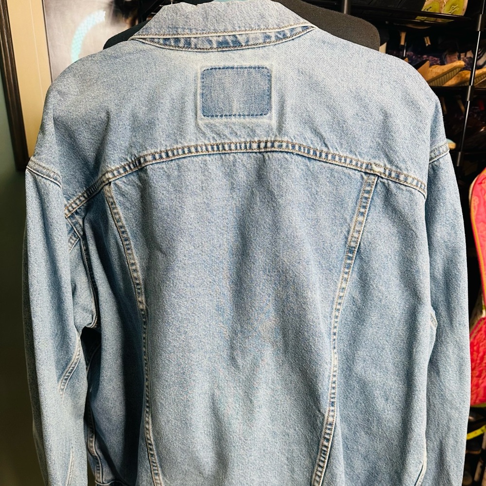 Levi's Vintage Standard Trucker Jacket 70507 Rugged Distressed Size XL - Picture 7 of 10
